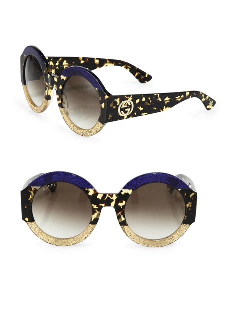 round gucci prescription glasses|Gucci women's oversize round sunglasses.